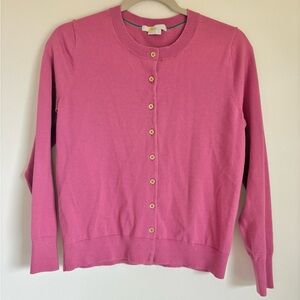 Boden Pink Button-Up Cardigan Women’s Small / Medium Button Down Sweater